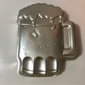 VTG 1984 Wilton Good Cheer Beer Mug Cake Pan Mold 502-3965 Pint Stein Ale Father